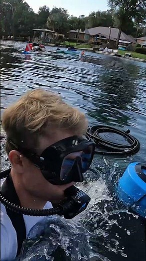 Paddleboard Drift Diving Florida Springs with BLU3 Nomad Dive System