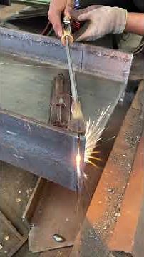 Making voute for rafter from wf-300 #EngineeringLife #WorkshopFlow #MetalFabrication #OxyAcetylene