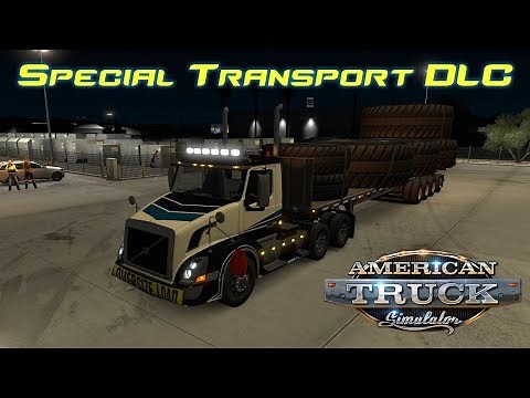 American Truck Simulator - Special Transport DLC - First Look and First Job