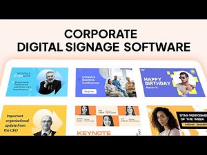 Corporate Digital Signage Solutions: Transform Workplace Communication | Pickcel