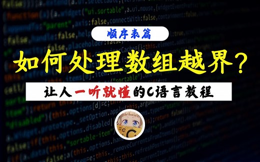 【一听就懂】如何处理数组越界！C语言提示我内存错误怎么办？来检查一下是不是你数组越界了吧！
