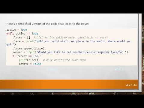 How to Fix the Issue of Only the Last Item Printing in a Python List Solution for Python 3.7