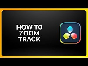 How To Zoom Track In Davinci Resolve Tutorial