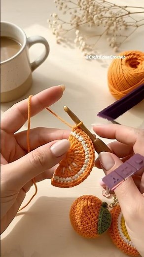 DIY crochet keychain tutorial #crochet #knitting #keşfet #keychain#pattern #handmade #amigurumi