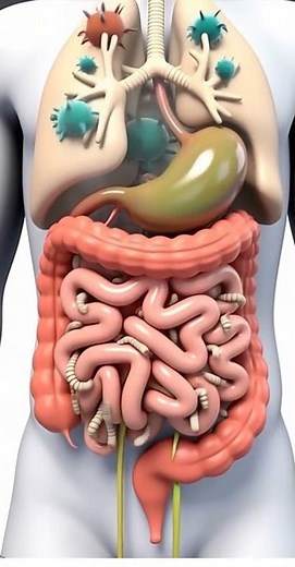Digestive System in Action 🍽️ | How Your Body Breaks Down Food in Realistic 3D Animation