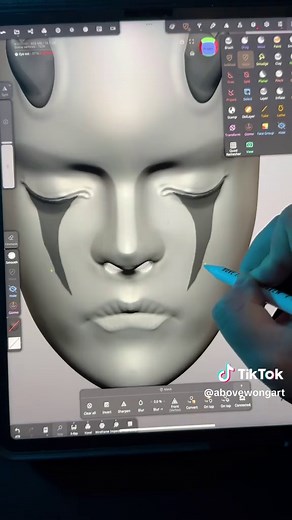 Creating Rainbow Tears in 3D Using Nomad Sculpt
