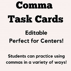 Comma Task Cards