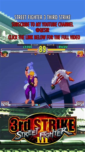 STREET FIGHTER 3 THIRD STRIKE: clona64 VS QesirYT SHORT