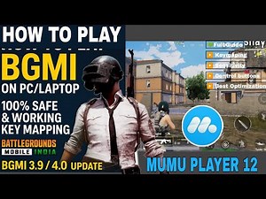 HOW TO PLAY BGMI IN PC/LAPTOP | SENSITIVITY + KEY MAPPING | BGMI 3.9/ 4.0 Update