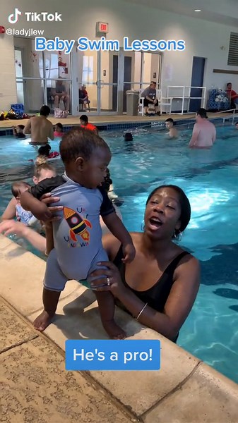 Baby Swim Lessons: Splashing Fun for 9-Month-Old Water Baby