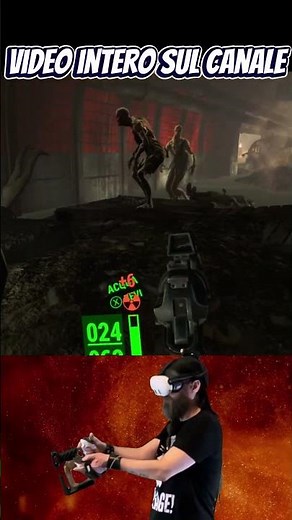 FALLOUT 4 VR - INFARTO #realtàvirtuale #fallout4vr #fallout4gameplay #gunstock