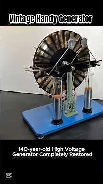 Antique Hand-Crank Generator | Old Invention That Still Works