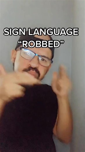 Sign language teach “THEIF” “STEAL” “ROBBED” #asl #signlanguage #teachasl #learnasl #theif #steal #robbed