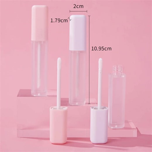 Ready stock empty lip gloss tube,can print your logo by a small quantity,packing materials,cosmetics small quantity customization ✿Basic information *Item No.:BP066 *Origin:China *Materials:ABS AS *Color :Frosted white, frosted pink *Capacity: about 7ml *Dimension:20*17.9*109.5mm *Weight:19.5g *Can customize colors and surface finish by an enough order quantity *More detailed information ,pls. contact me by WhatsAPP: 8613831050499#fyp #lipglosstubes #packingmaterials #diy #smallquantitycustomiza