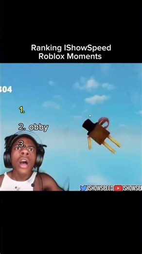 Ranking CRAZIEST IShowSpeed Roblox Moments 😭 #roblox #ishowspeed #funny #shorts #fyp
