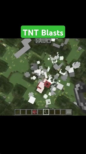 Minecraft Blasts With TNT 😱🙀🤯💯🔥 #shorts #minecraft #gaming #mcblasts #tntblast #viralshorts