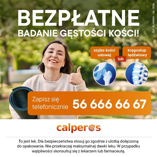 Nie czekaj na złamanie. Bezpłatne badania gęstości kości już dostępne w całej Polsce