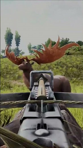 How To Tame A Megaloceros In Ark Survival Evolved #shorts #ark