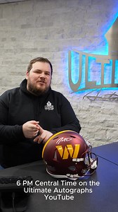 Win Authentic & Signed Commanders Memorabilia... EVERY DAY! Secure your spot in our LIVE SHOW every day at 12pm, 3pm and 6PM CST. 🏈 Get BIG Name Headliners At Half the Cost 💯 The Internet's Most Trusted NFL Memorabilia Distributor 🔒 Certificate of Authenticity On Every Item | Ultimate Autographs