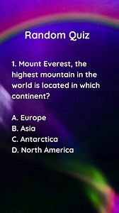 6.3K views · 205 reactions | Unlock the power of your knowledge and embrace the thrill of our trivia challenge! #reelsviral #quizinstagram #education #pubquiz #fyp #quiznight #knowledge #facts #quiz #QuizTime #Quizzes #trivia #trivianight #TriviaTime #TriviaGame #factsdaily #factsonly #fact #factsoflife | Clever & Wise Quiz | Facebook