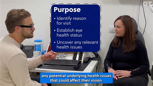 When taking history and symptoms how can you ensure you're gathering accurate and relevant information from the patient? In this skills guide video, Byki Huntjens, education lead at the Association of Optometrists, explains how to take a history from a patient for a sight test. Watch and learn more with Byki here: https://ow.ly/wix350XyK1I | Optometry Today