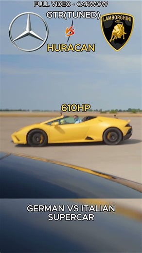 Lamborghini vs 756HP AMG GT R – German Power!