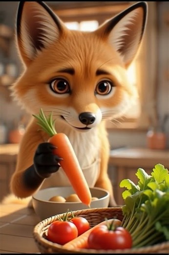 Fox in the Kitchen 🦊 | Calm & Cozy Cooking