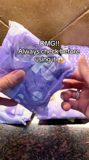 OMG! Always Check Your Pad Before Using It 😱 Hygiene Tip