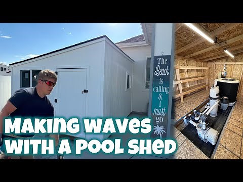 Building a Shed Over Pool Equipment (10x14 | DIY Shed)