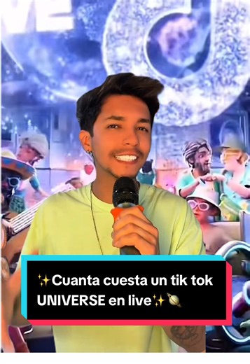 Cuánto puedes ganar con TikTok Universe en live✨🪐