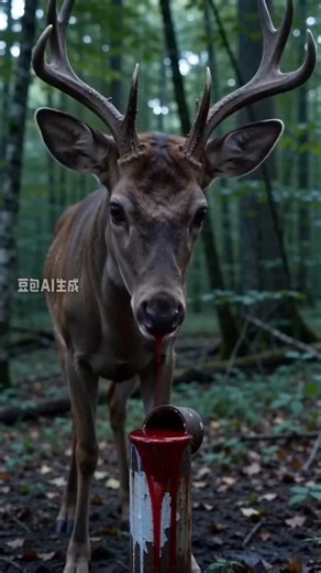 The Mysterious Reindeer Story 🦌 | Milk Turns Into Blood | AI Short Film