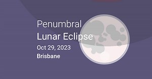 Eclipses visible in Brisbane, Queensland, Australia