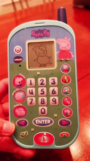 Peppa Pig Let's Chat Learning Phone #youtubeshorts #satisfying #ytshorts #viralvideo #trending #cute