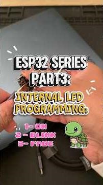 How to ESP32 🤯: LED Turn On, Blink, Pulse, and Fade with PWM (Beginner‑Friendly Guide) #coding