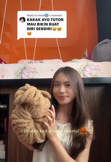 Tutorial Membuat Selimut Rajut Chunky