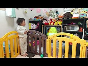 いないいないばあっ!歌ワンツーパンツー(ゆきちゃん・ワンワン・うーたん)に全集中する2歳児男の子（発達障がい（知的障害）-自閉性スペクトラム症）【音無し】