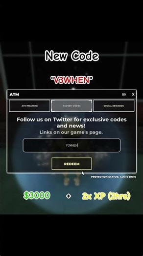 New Criminality Code (limited time) #roblox