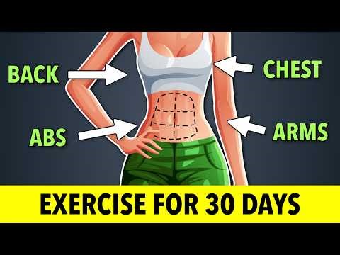 30-Day Lean Toned Arms, Chest, Back & Abs Workout