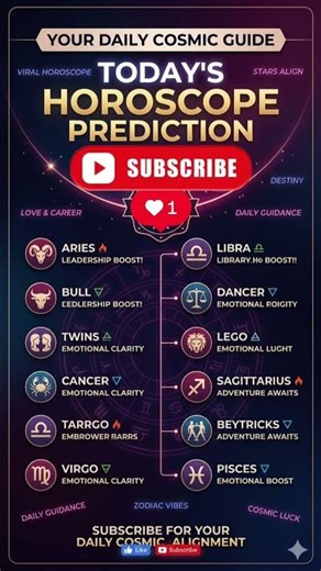 Daily Horoscope: what Stars says about All Zodiac Signs Astrology accurate Predictions Today #shorts