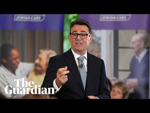 UK PM Andy Burnham to give speech on adult social care - watch live