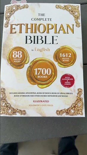 The Bible They Tried to Hide 📜🔥 History was edited, but the Ethiopian Bible wasn’t.#history #bible