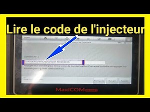coded the injectors: encryption and coding of the injectors with obd2 (autel maxicom).