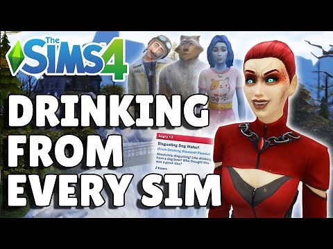 What Happens When A Vampire Drinks From Every Type Of Sim In The Sims 4