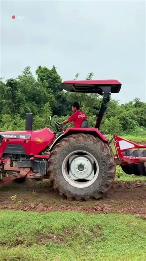Tractor Plowing the Rice Field | Heavy Machine at Work