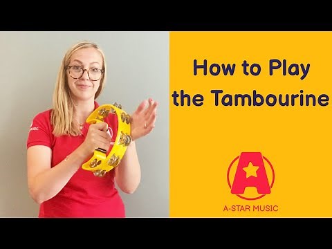 How to Play the Half-Moon Tambourine | Music Teacher Resource | A-Star Half Moon Tambourine