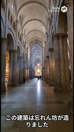 忘れん坊が造った建築 サンティアゴ・デ・コンポステーラ大聖堂 ＃建築＃雑学＃スペイン