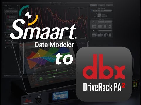 Smaart Data Modeler to dbx DriveRack PA2