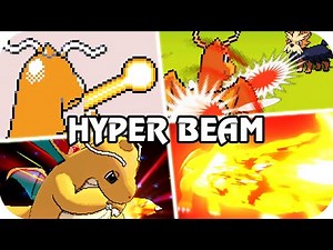 Pokémon Game : Evolution of Dragonite Hyper Beam (1996 - 2020)