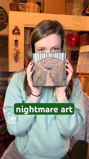 Nightmare Art 😖💭 #painting #dreams #nightmare