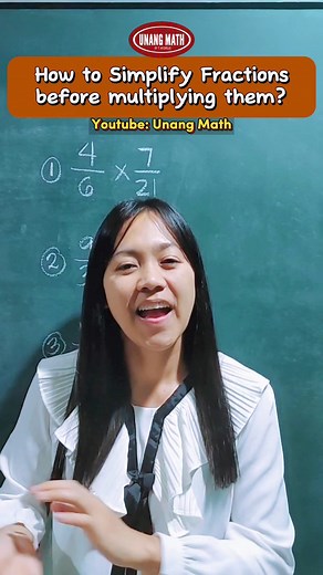 How to Simplify Fractions before multiplying them? #math #mathtutorial #mathreview #mathtutor #mathtricks #mathhacks #fractions #MathEducation #tutorial #unangmathlesson | Unang Math